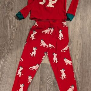 Red Dinosaur Kids Pajamas